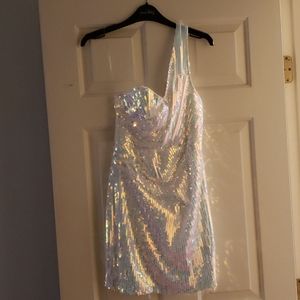 Cold Shoulder Mini Dress